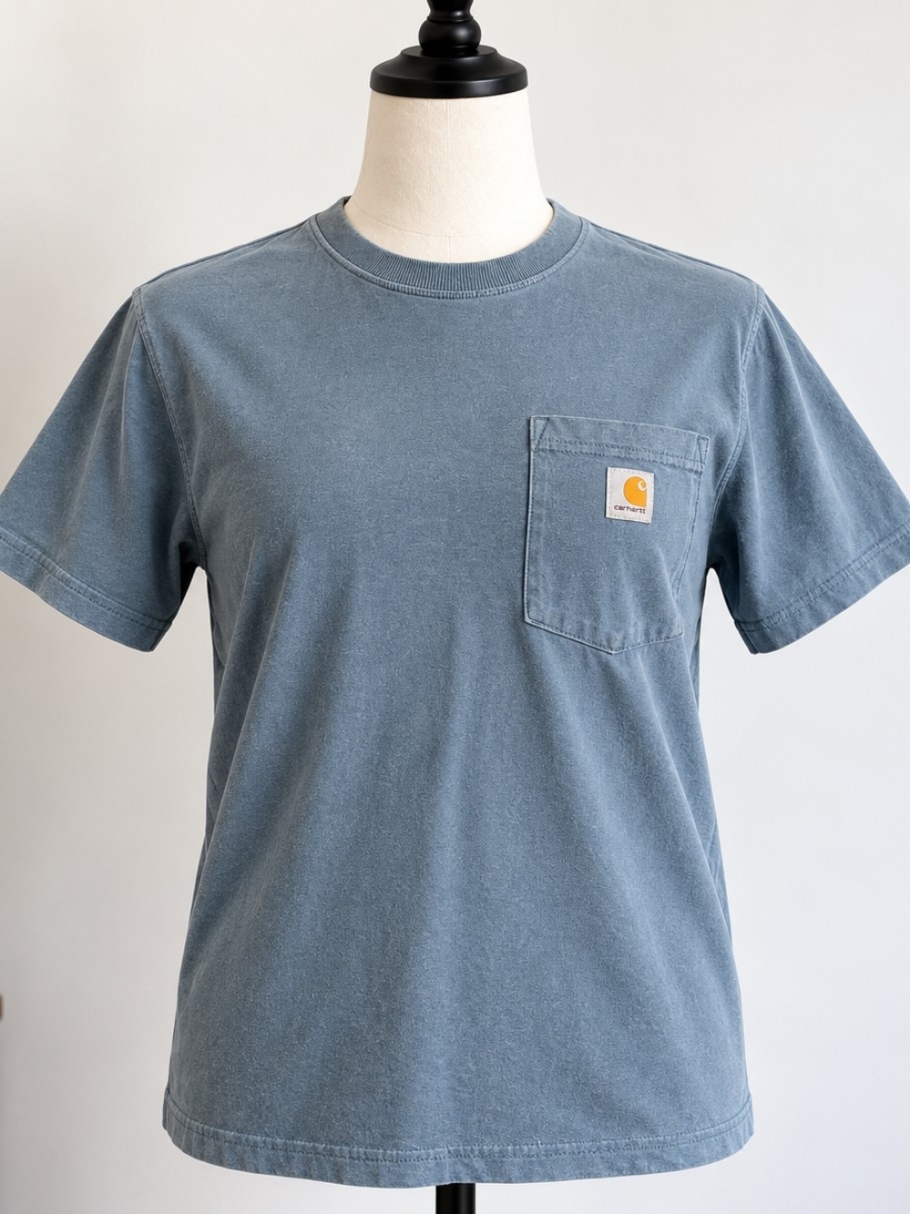 Carhartt Short-Sleeve Pocket Tee in Faded Blue